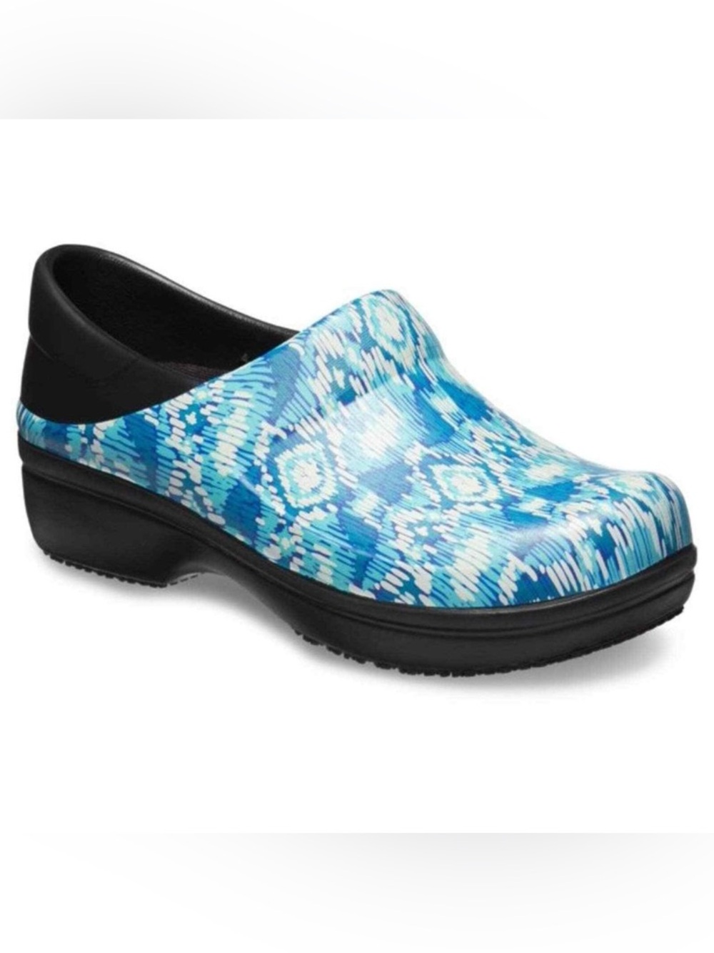 CROCS Crocs at Work Neria Pro II Women's Graphic Slip Resistant Clog Blue Size 9
